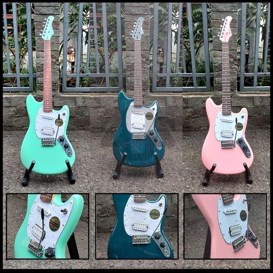 Gitar Guitar Elektrik Electric Bacchus Universe BMS-SH/R Original