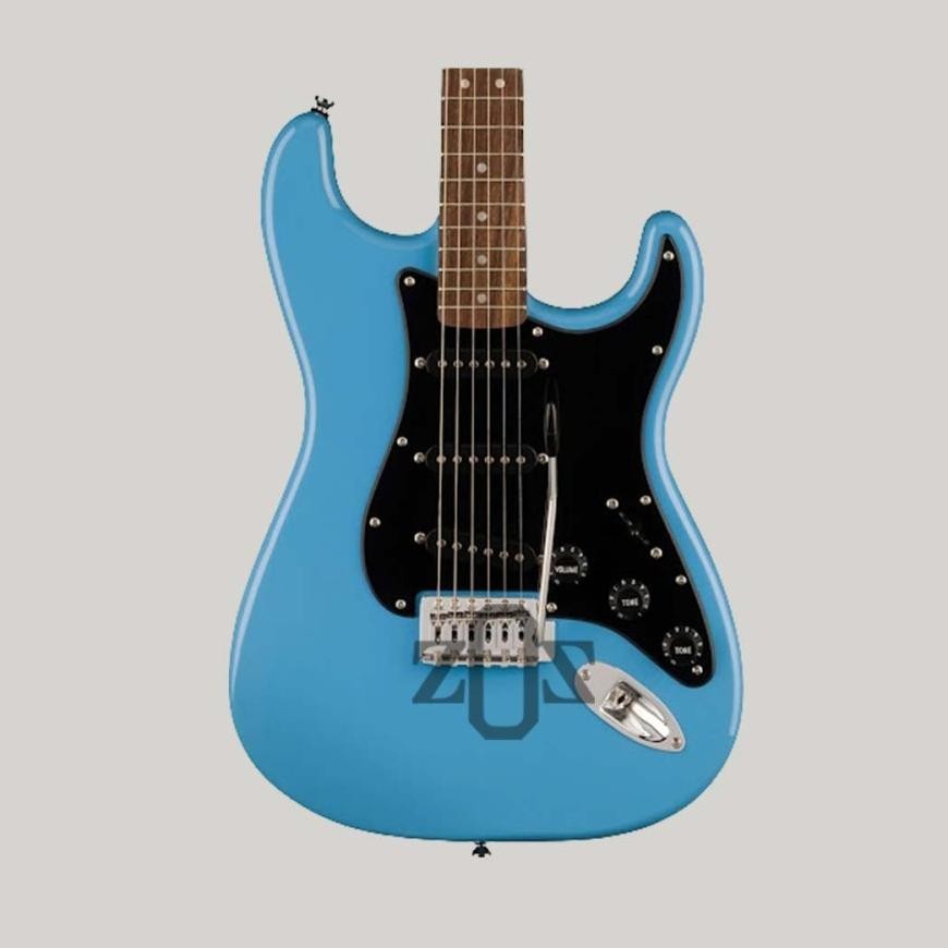 Pickguard Pickup Gitar Electric Squier Stratocaster SSS Wiring Black