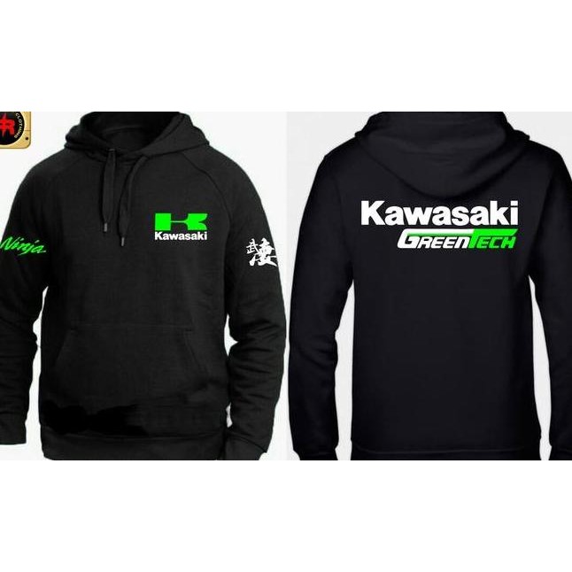 Jaket Hoodie Sweater Kawasaki Ninja Pria Wanita Siap Kirim