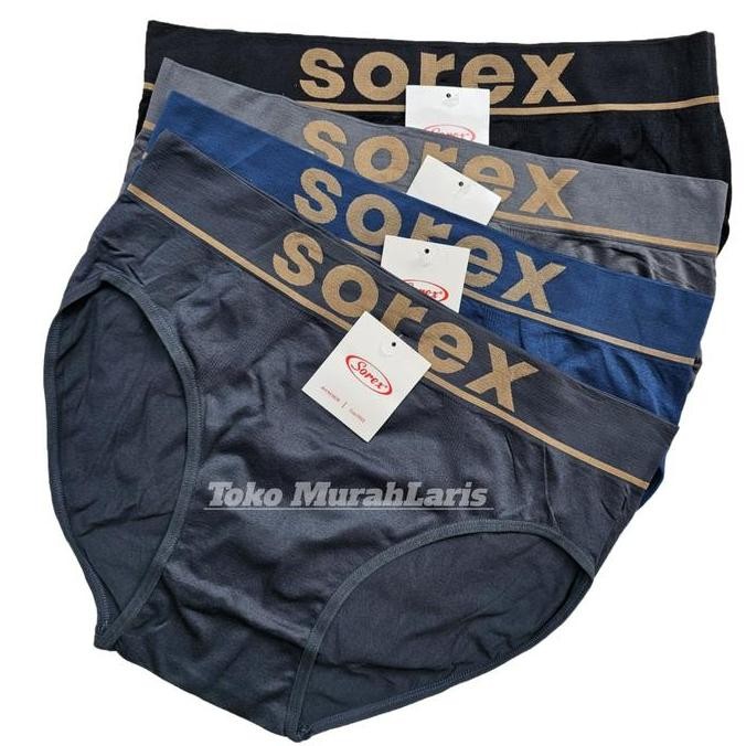 Cd Pria Sorex Seamless Jumbo 3808 | Celana Dalam Cowok Ukuran Besar