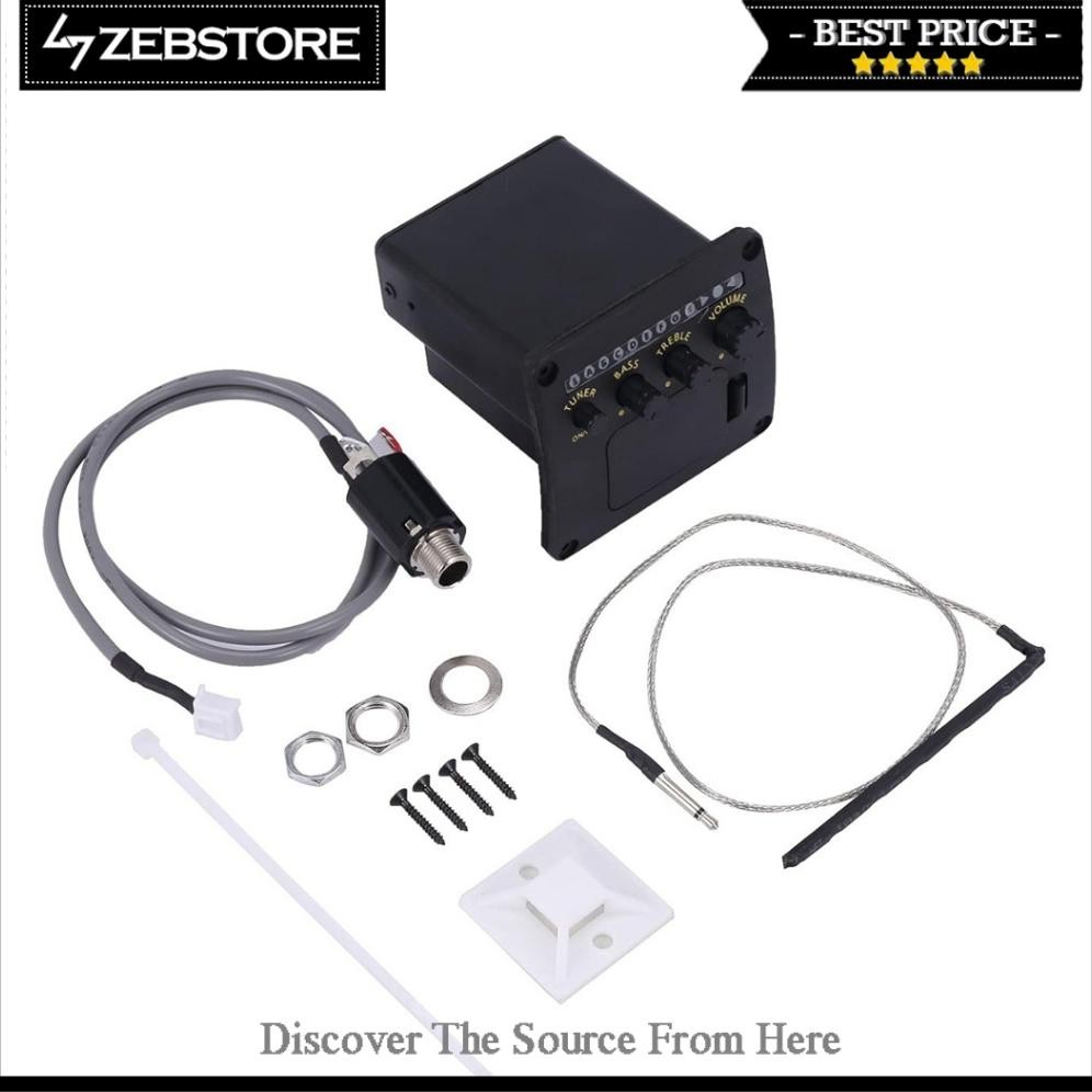 Equalizer Preamp Pickup Acoustic Rocket 3 Band AEQ 2T Tuner