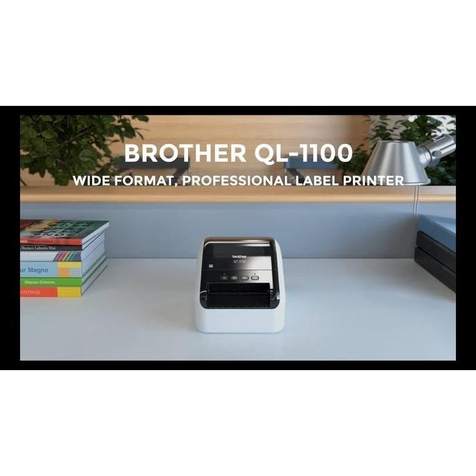 

Brother Label Printer Ql-1100 Bar Label Maker Dk Tape Ql1100 New Stok