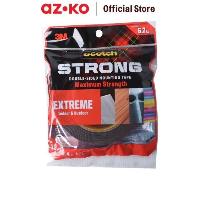 

HARGA DISKON AZKO Scotch 3M Mounting Tape Extreme Interior & Exterior 19 Mm X 4 Mtr