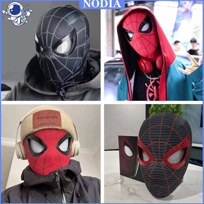 MINDU Bisa BerkedipTopeng Spiderman Mask / Topeng Mask Spiderman Headgear Superhero Chin Control Cos