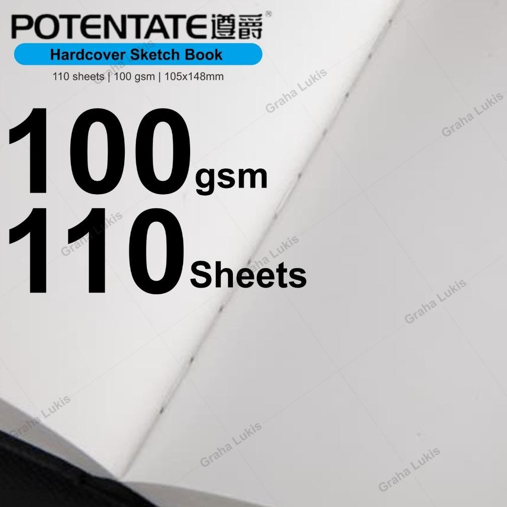 

Potentate Hardcover Sketch Book A5 (110 sheets - 100gsm)