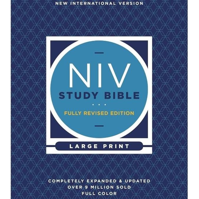 NIV Study Bible LARGE PRINT Hardcover