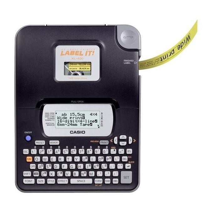 

Casio Kl-820 - Cetak Label Tulisan, Simbol, Angka - Label Ukuran 6,9,12,18,24Mm New Stok