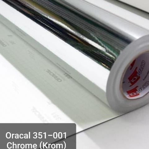 

HRG DISKON Sticker Oracal 351-001 Chrome ( per 50 cm )