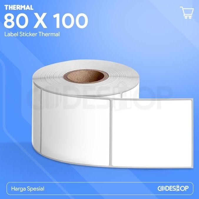 

DISKON STIKER LABEL PRINTER BARCODE XPRINTER 80 x 100 MM 1 LINE THERMAL