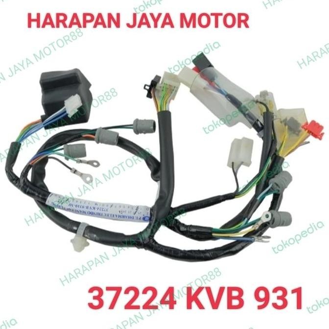 KABEL BODY ATAS SPEEDOMETER HONDA VARIO 110 KARBU CW 37224 KVB 931 ORI