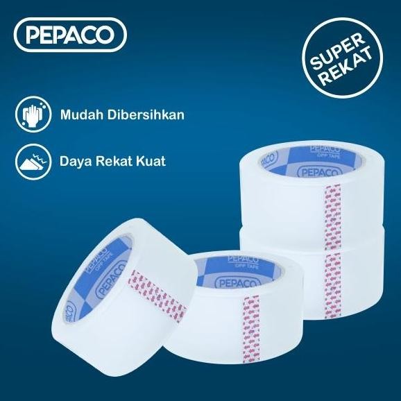 

HOT SALE PEPACO OPP TAPE, LAKBAN BENING, 2 INCH X 90 YARD, 4 ROLL