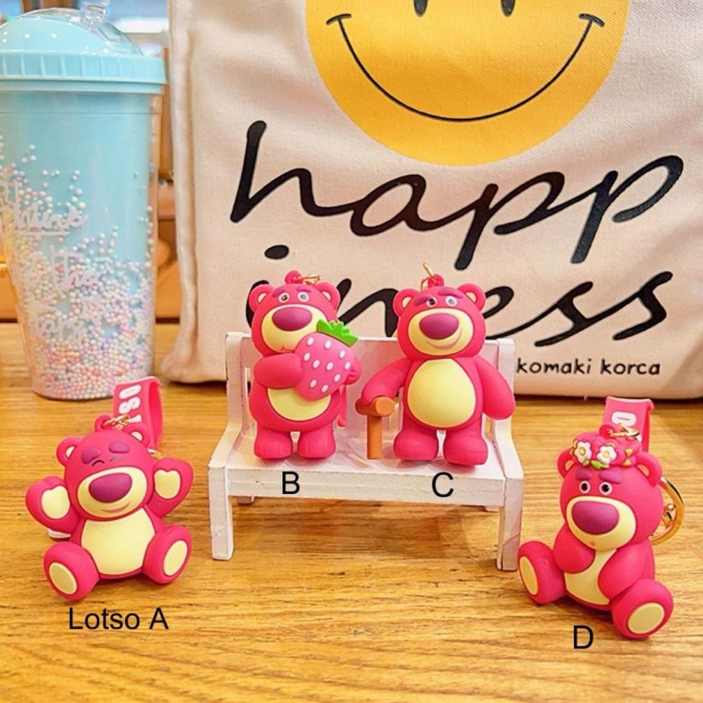 AS25 GA24 Gantungan Kunci Starbucks Kuromi Unicorn Lotso Stella lou Sanrio Disney Bearista Barista K