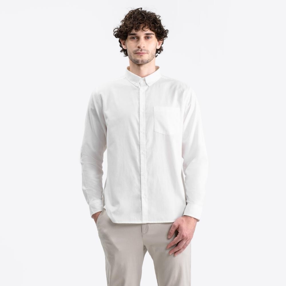 Viral Livehaf - Oxford Long Shirt White Fj-44