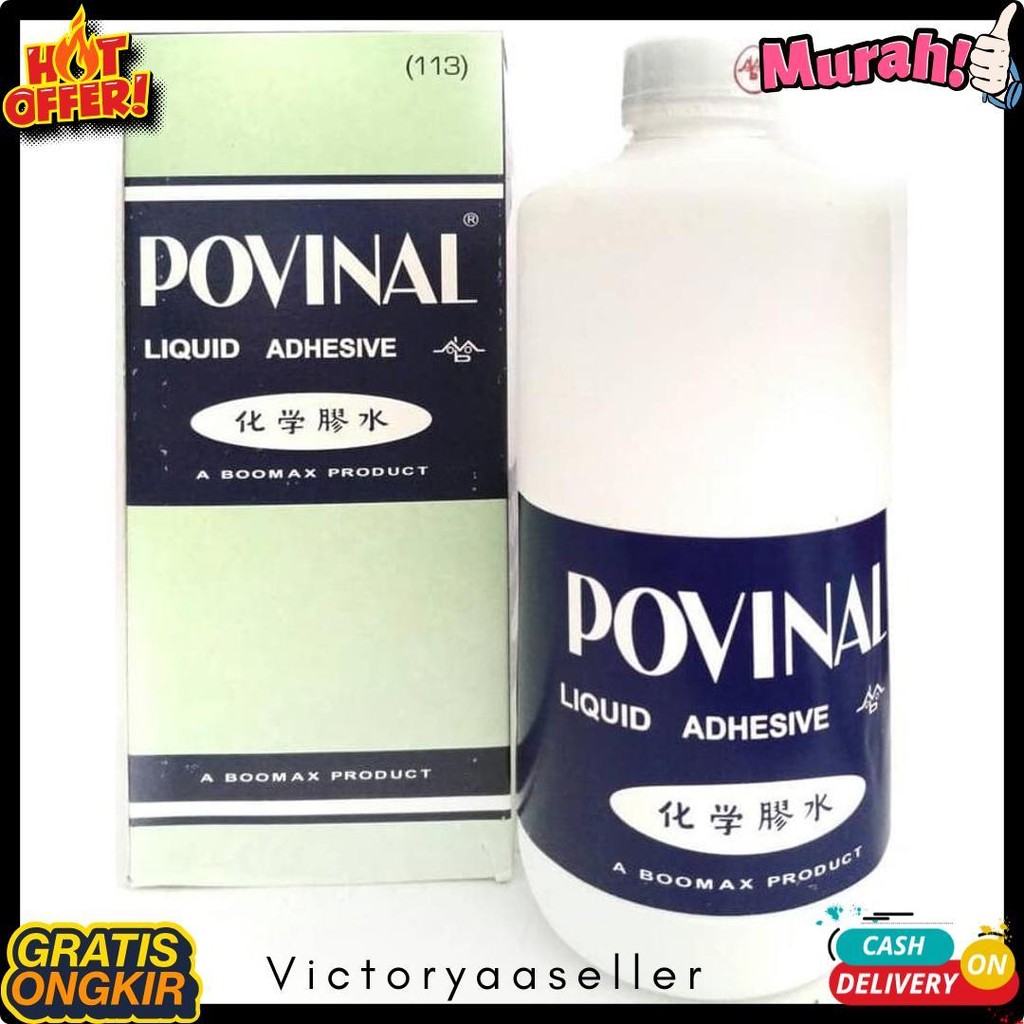 

Lem Cair Povinal Refill No. 113 (500 Ml) Terlaris! Produk Ini Banyak Dicari