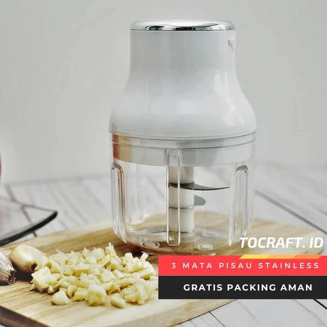 Tersedia Blender Daging Bawang Cabe Bumbu Dapur Listrik Mini USB