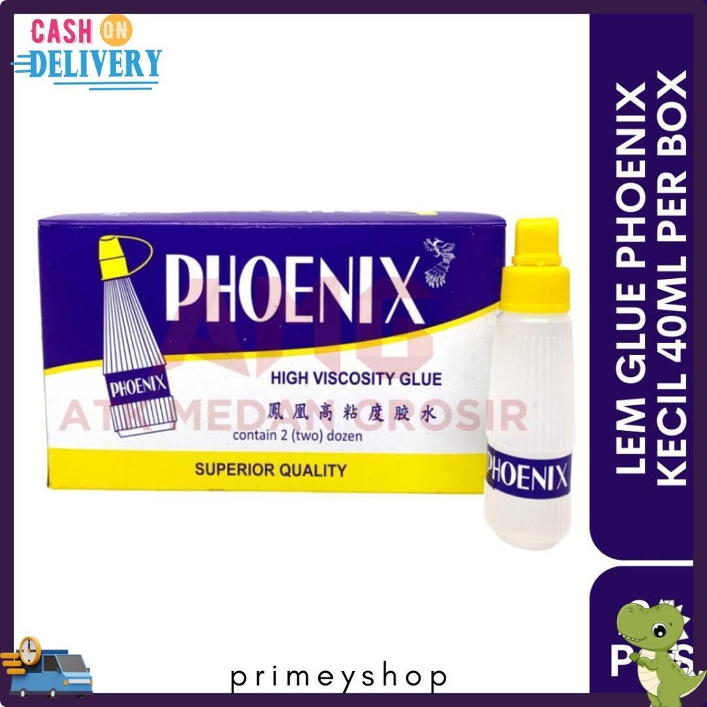 

Lem Glue Phoenix Per Kotak Isi 24Pcs Ukuran 40Gr Murah Terlaris! Produk Ini Banyak Dicari