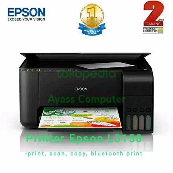 Printer Epson L3150 Original Prit Scan Copy Bluetooth New Stok