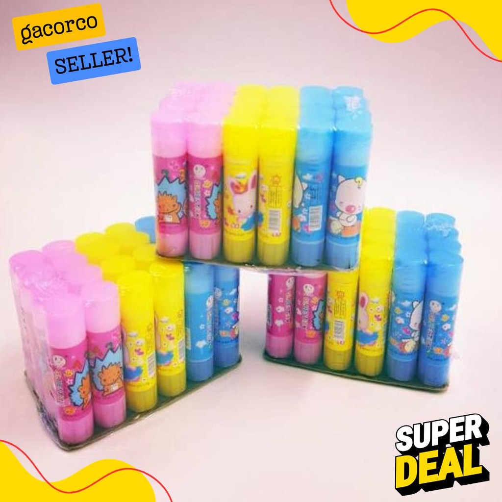 

Lem Stik (1Pak=24Pc) Ukuran Kecil 10Gram/ Lem Stick / Lem Murah / Lem Fancy / Glue Stik Fancy Diskon Setengah Harga