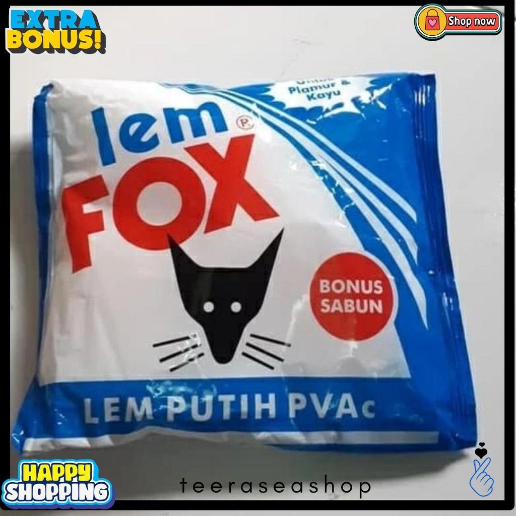 

Lem Fox Biru White Glue Lem Putih Fox 600Gr / 600Gram Flash Sale! Diskon Hingga 70%