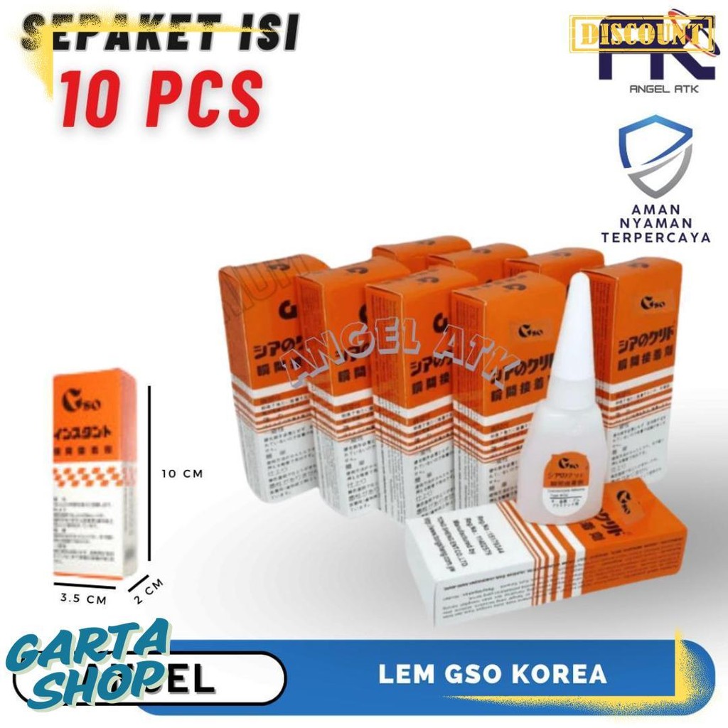 

Promo Sepaket ( 10 Pcs ) Perekat Tetes / Lem Korea / Lem Cair Super / Lem Setan / Harga Murah Meriah / Lem Untuk Kain / Bayar Di Rumah / Atk Blessing Flash Sale! Diskon Hingga 70%