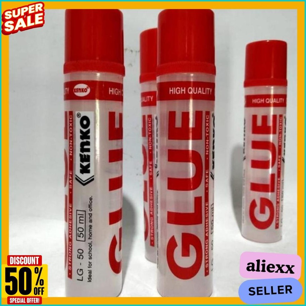 

Lem Cair/Oglue Cair Kenko Gl-50Ml ( 1Pak/12Pcs ) Diskon