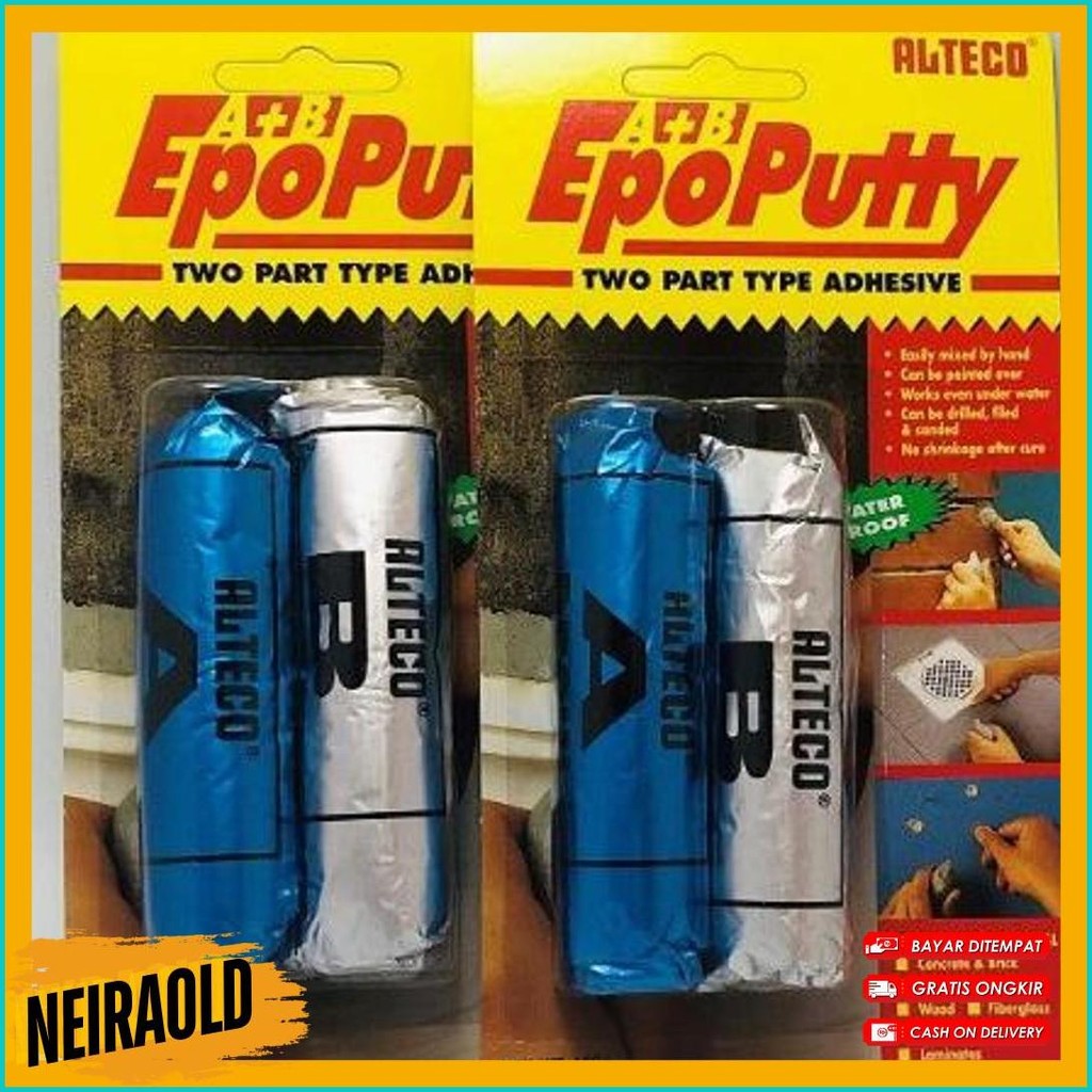 

Lem Epo Putty Alteco / Epo Putty / Epoputty / Lem Porting 100 Gram Flash Sale! Diskon Hingga 70%