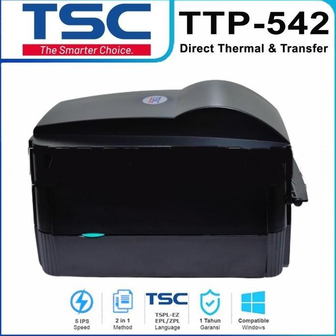 Bar Printer Tsc Ttp 542 - Printer Label Bar Tsc Ttp542 New Stok