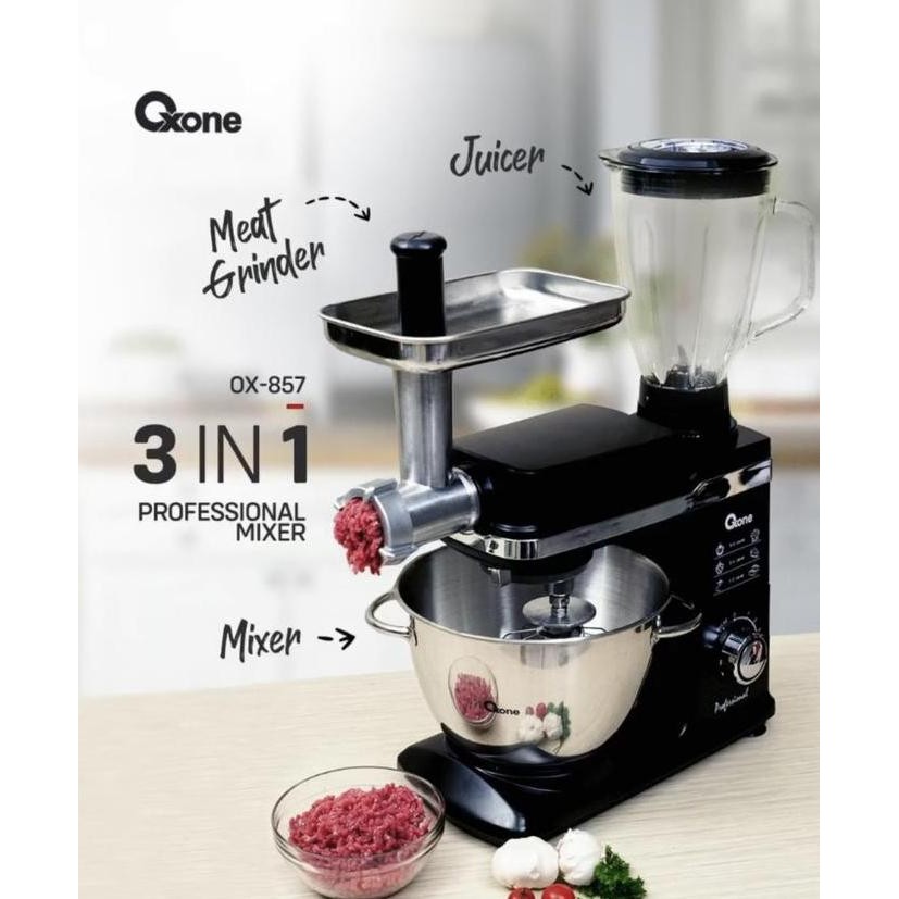 Tersedia Oxone 3 in 1 Professional Mixer OX-857 / Mixer/Grinder/Blender