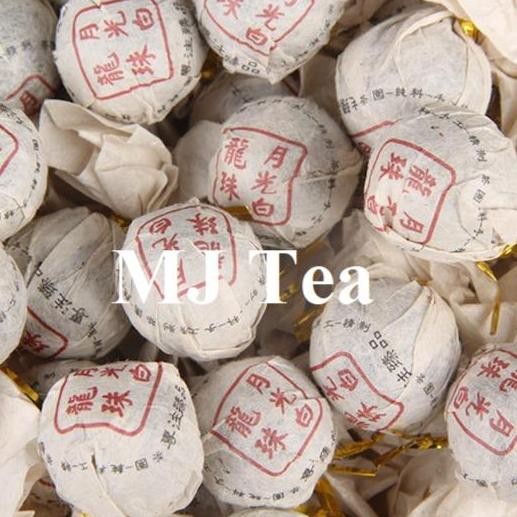 

Moonlight White Dragon Ball Raw Puerh Tea - Teh Mini Puer Maison Auratea