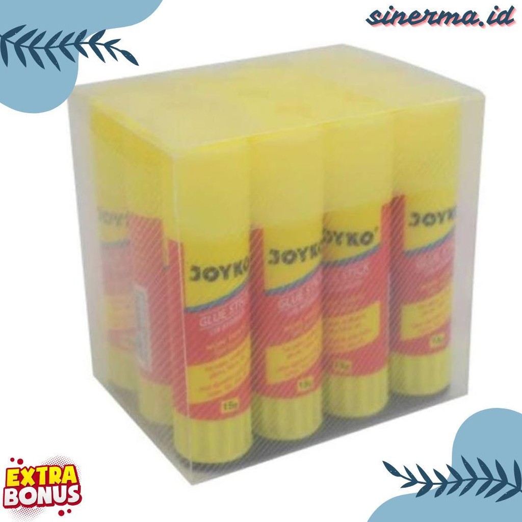 

(12 Pcs) Lem Glue Stick Joyko 8 Gram /Lem Stik Kertas 8 Gr Diskon Setengah Harga