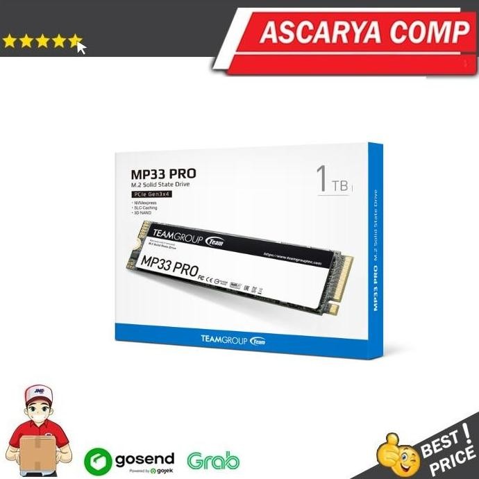 TERBARU - Teamgroup SSD M.2 PCIe MP33 PRO 1TB ( 1000GB )