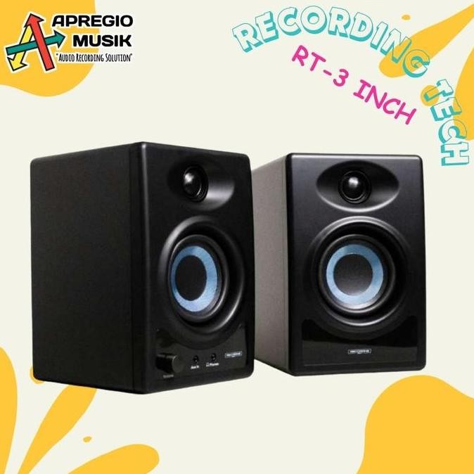 TERMURAH - Recording Tech RT3 RT 3 Speaker Monitor flat with Bluetooth
