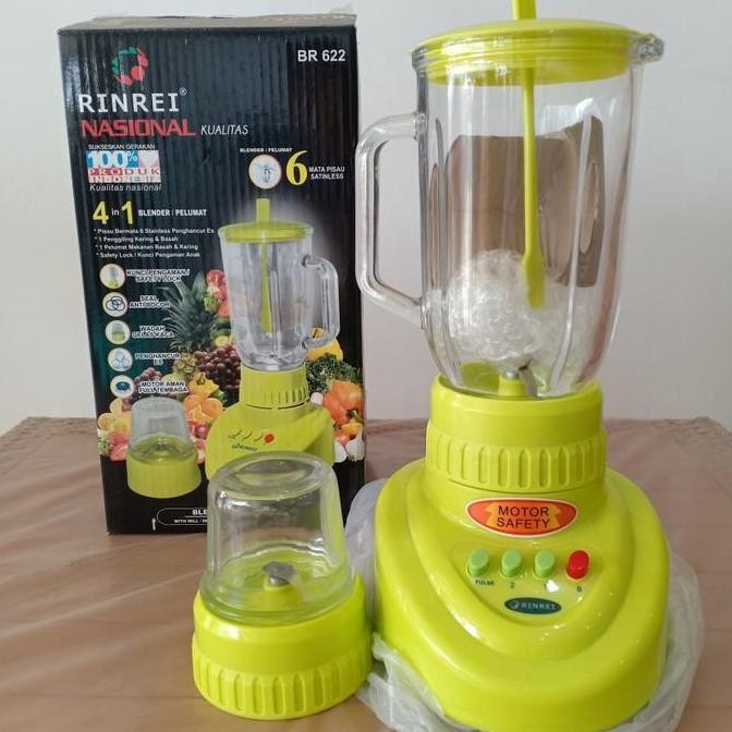 Tersedia BLENDER RINREI NASIONAL RINREI BR-622 BLENDER 6 MATA PISAU BERKUALITAS