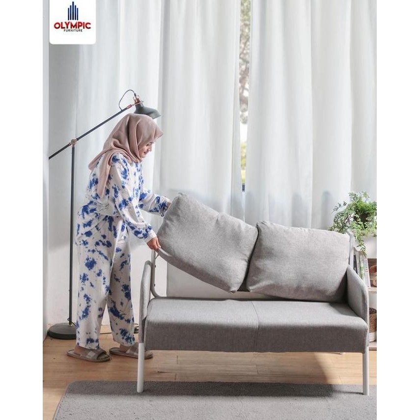 terlaris Olympic Sofa Filbert Kursi Santai Tamu Modern Minimalis Kaki Besi Kuat