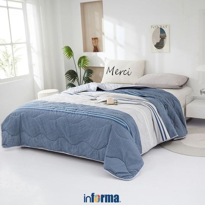 INFORMA 240X210 CM BED COVER MICROFIBER XAVI