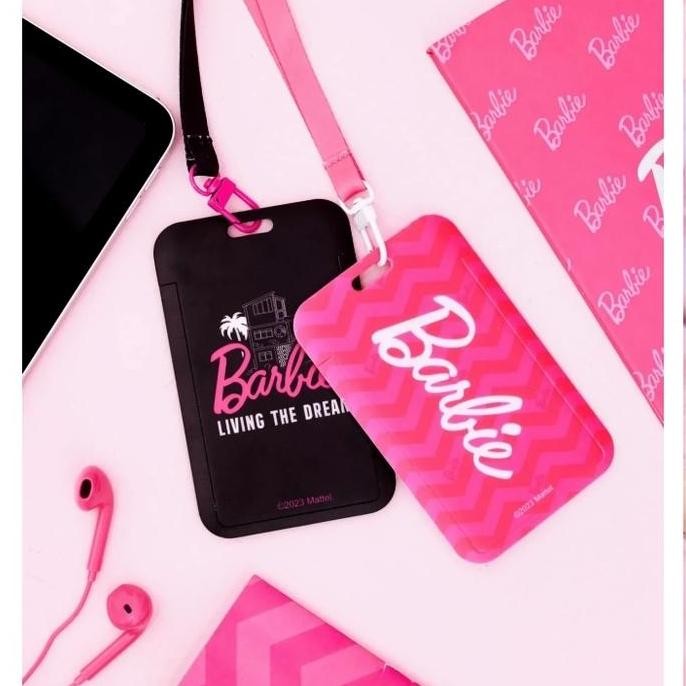 

READY Gantungan Kunci Tempat Kartu - Miniso Barbie Collection Card Holder NEW