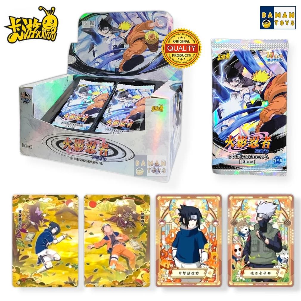 NEWW Kartu Anime Naruto Baruto 1 Box Grosir