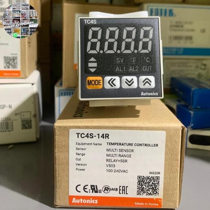 Promo Temperatur Controller Tc4S 14R/Tc4S-14R Autonic Original