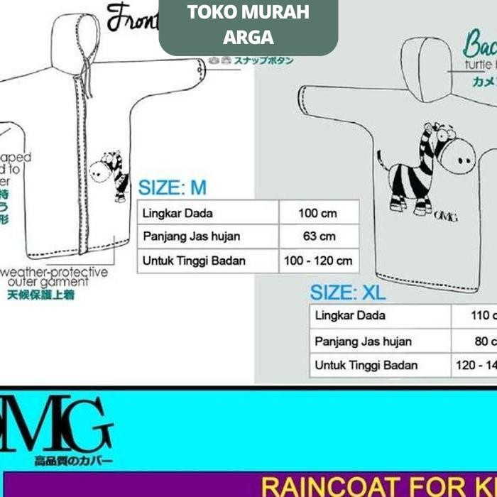 JAS HUJAN PEREMPUAN LAKI PONCHO PONCO RAINCOAT KIDS OMG  JAS HUJAN ANAK ANAK PEREMPUAN LAKI PONCHO P