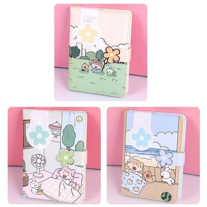 

READY Buku Diary Notebook Lucu Agenda Import Happy Time SL 8110 NEW