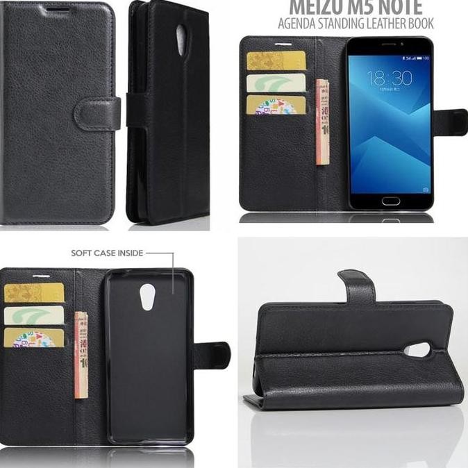 

READY Meizu M5 Note - Agenda Standing Leather Book NEW