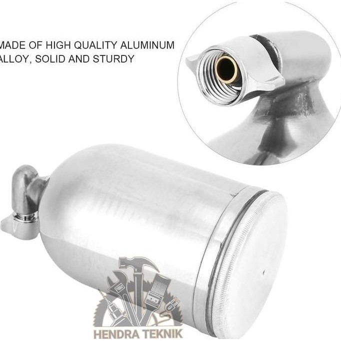 KNH - TABUNG SPRAYGUN K3 / R2 / F75 200CC DAN 400CC TANGKI CAT TABUNG ATAS F100 SEPET MEIJI MURAH BA