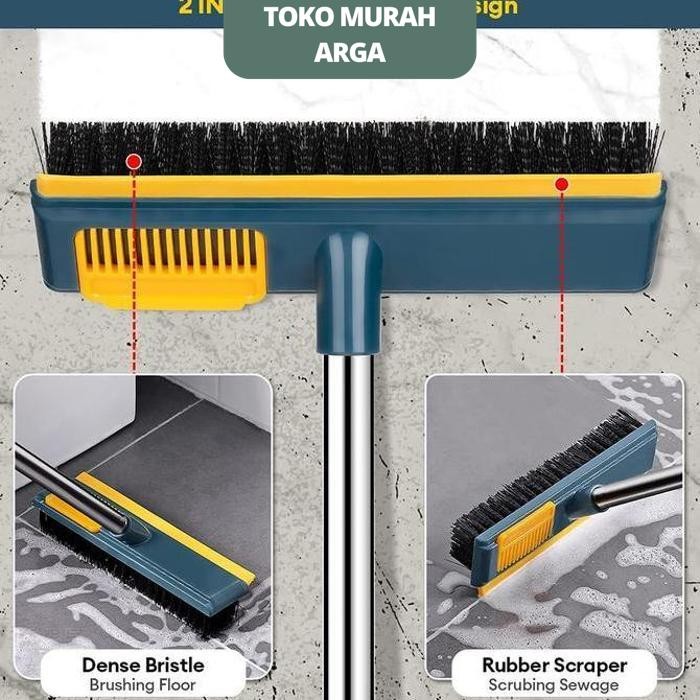 SIKAT LANTAI 2IN1 AIR TOILET GRANIT MARMER EPOXY WIPER  SIKAT LANTAI GAGANG PANJANG 2IN1 AIR TOILET 