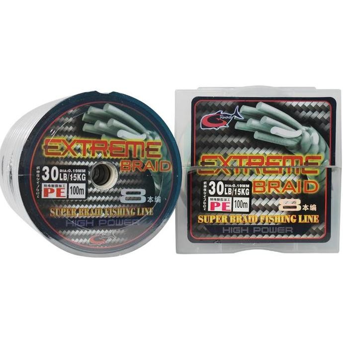 Tersedia Senar Pancing PE G-Tech EXTREME BRAID X8 100M