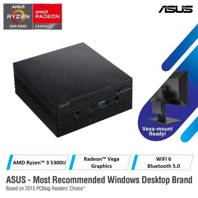 Mini PC Asus PN51-S1 BB5300U-MT AMD Ryzen 3 5300 - BareBone AMD 5300