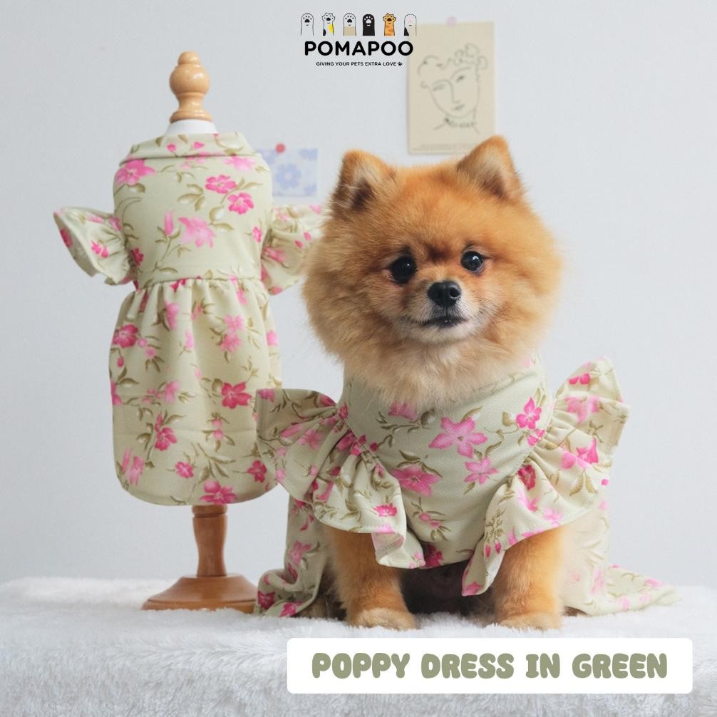 PomApoO - Baju Kucing dan Baju Anjing Poppy Dress
