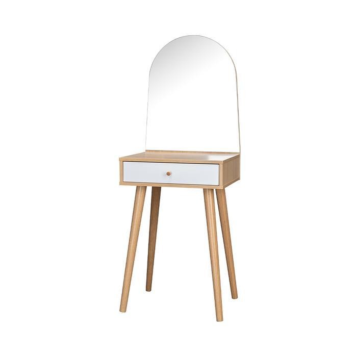 Informa Fiona Meja Rias - Putih Oak Makeup Dresser Vanity Table Furnitur Rumah Meja Dandan Minimalis