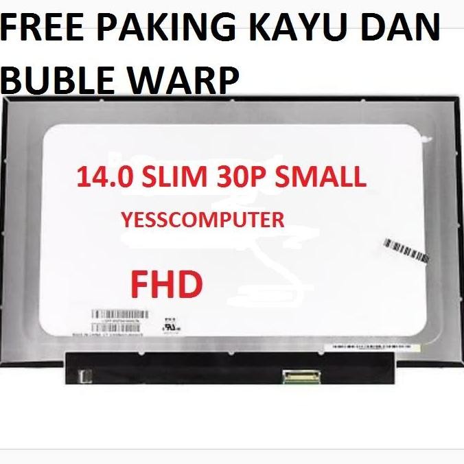 Terbaik Led Lcd 14,0Slim 30Pin Small Fhd