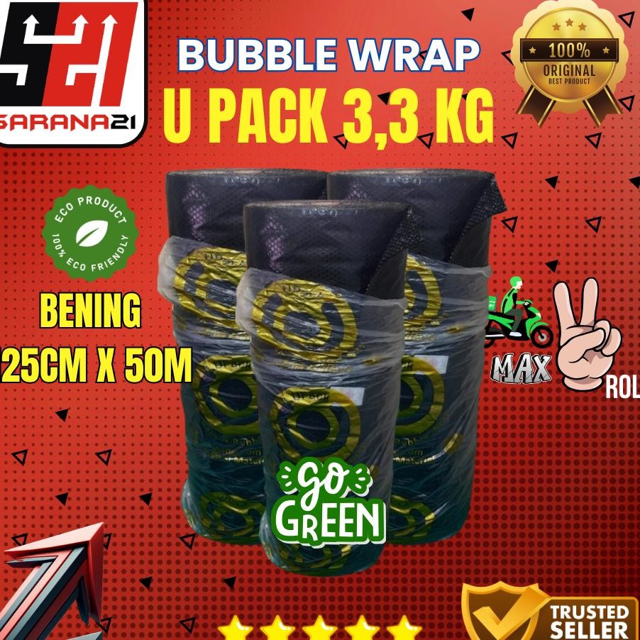 

Bubble Wrap Hitam U Pa 125Cmx50M Extra Luxury 3.3 Kg
