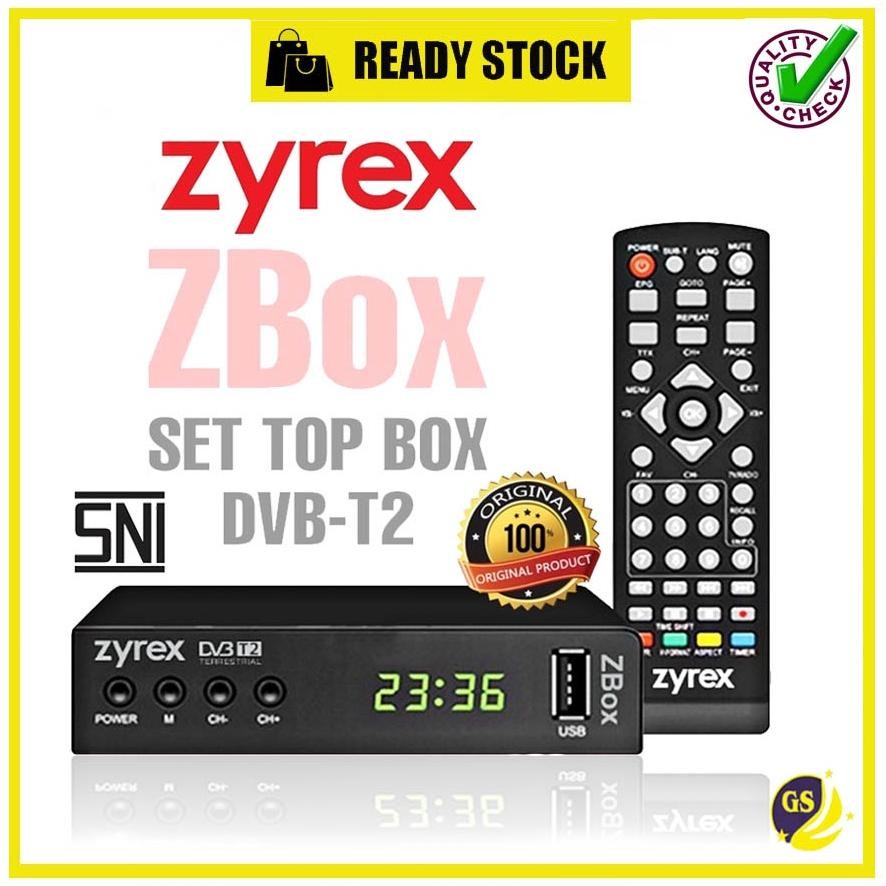 Promo Stb Set Top Box Zyrex Tv Digital Dvbt2 Hdmi Dongle Wifi Zbox-1 Dvb T2 Super Hd Receiver Full H